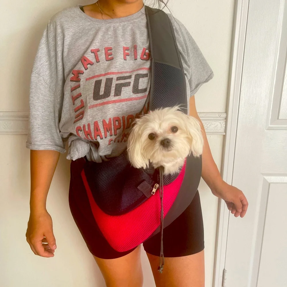 COPY - Reflective Pet Sling Carrier comes in 3 sizes S, M & L as well as 3 col…